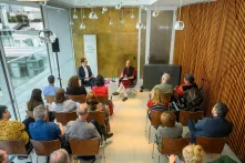 Debate Lunch Talk Event Harsh Mander